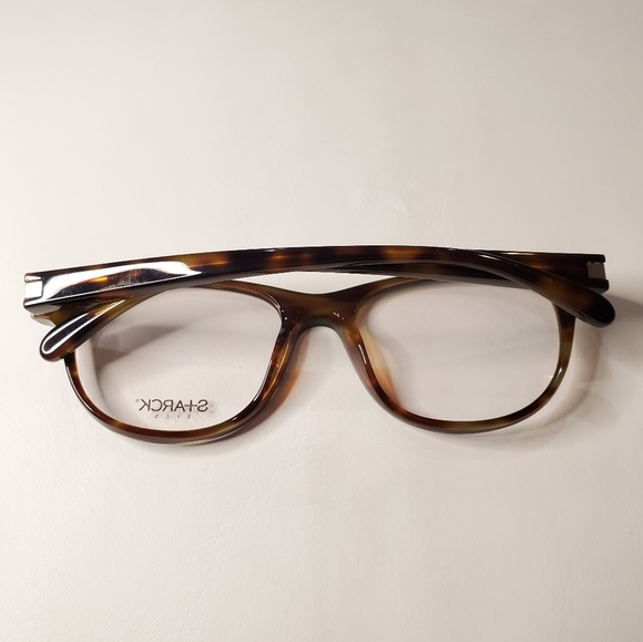 Starck Eyes Eyeglasses Tortoise Gray 52-18-140 - Picture 7 of 8
